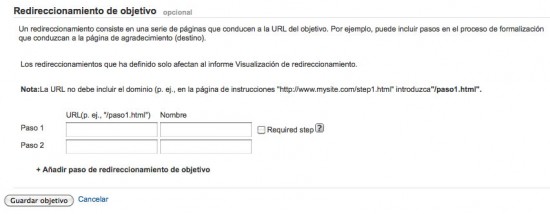 Redireccionamientos en Google Analytics Redireccionamientos en Google Analytics
