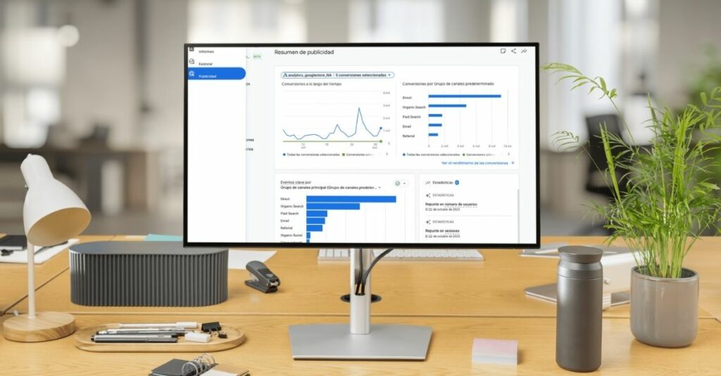 Informes publicitarios de Google Analytics 4